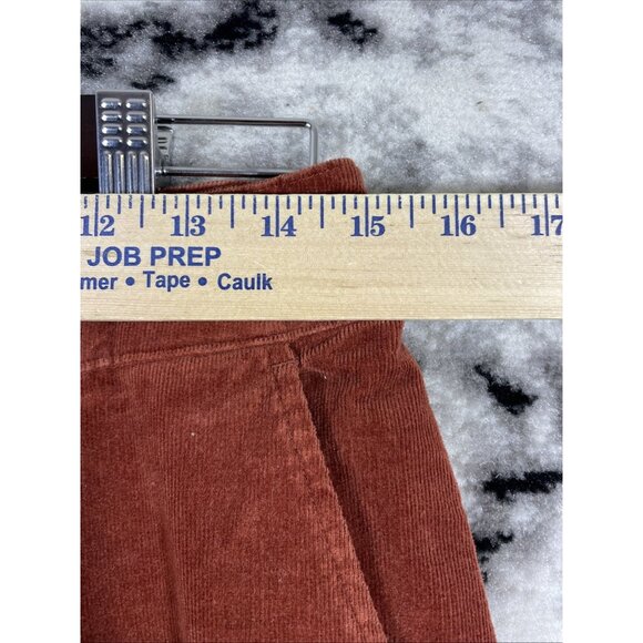 Knox Rose Corduroy Jeans Womens Size 10 Rustic Orange Wide Leg Stretch - Picture 5 of 16